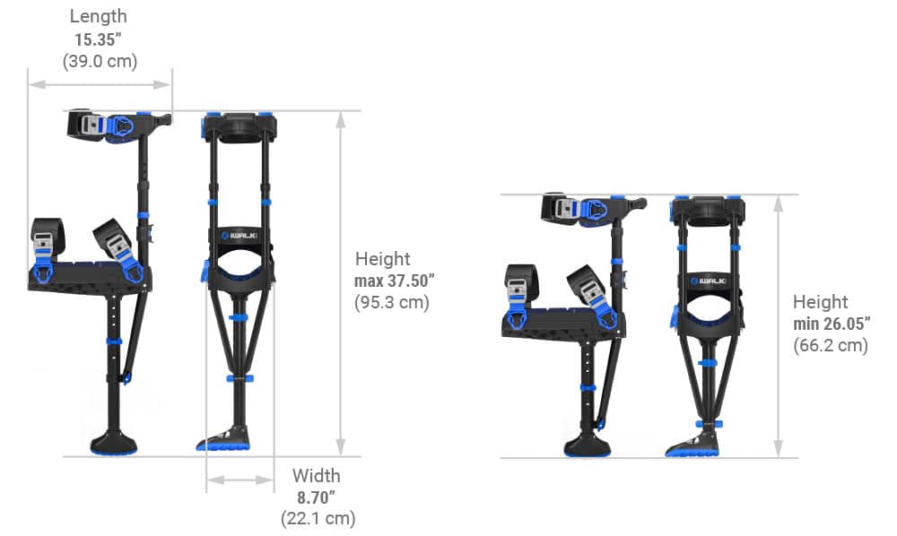 ◆to-shi◆ iWALK Cârjă genunchi - iWALK 3.0 - OrtoProfil